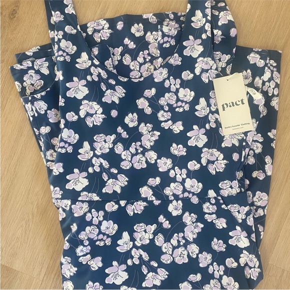 Pact - Floral Blue Dress - Picture 4 of 4